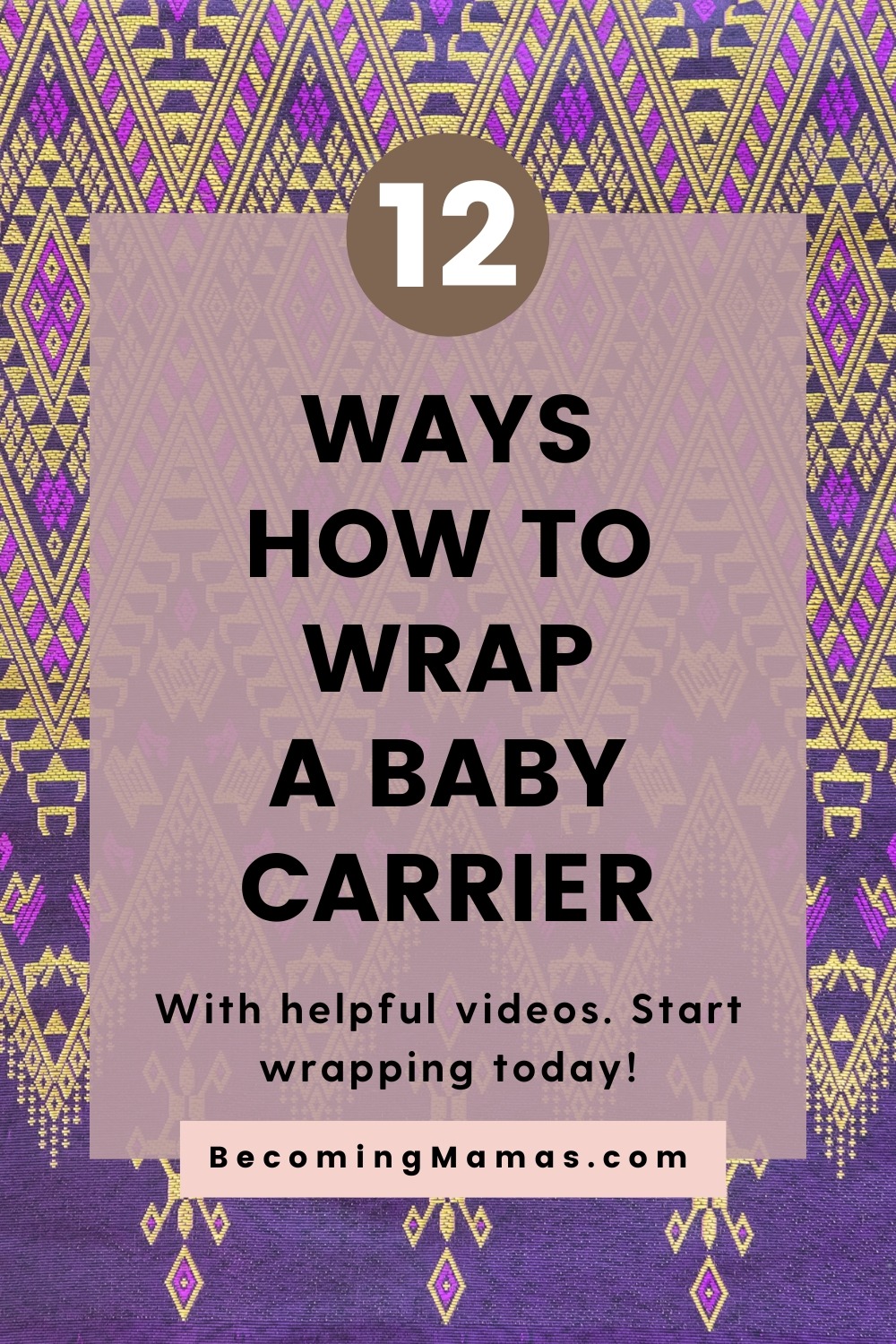 How To Wrap A Baby Carrier 12 Best Carries To Try