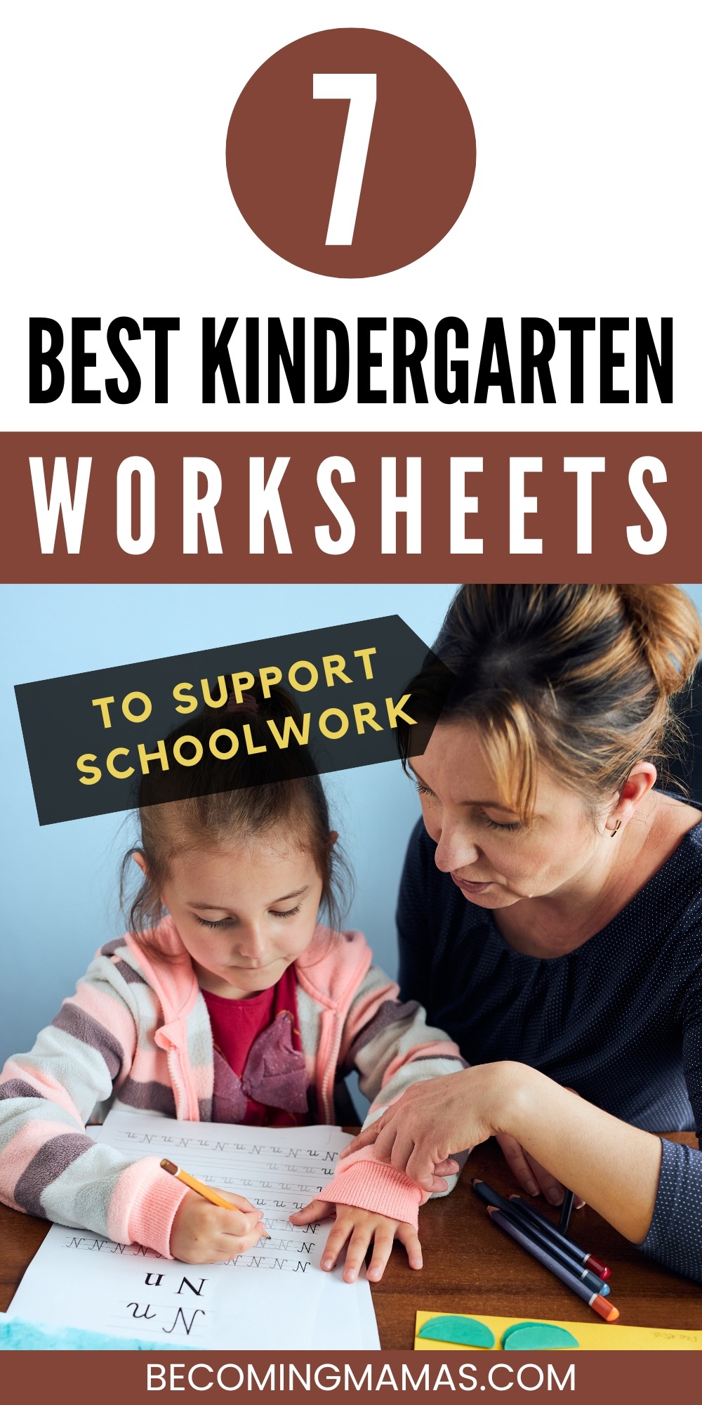 7 Best Kindergarten Worksheets And First-Grade Worksheets To Support