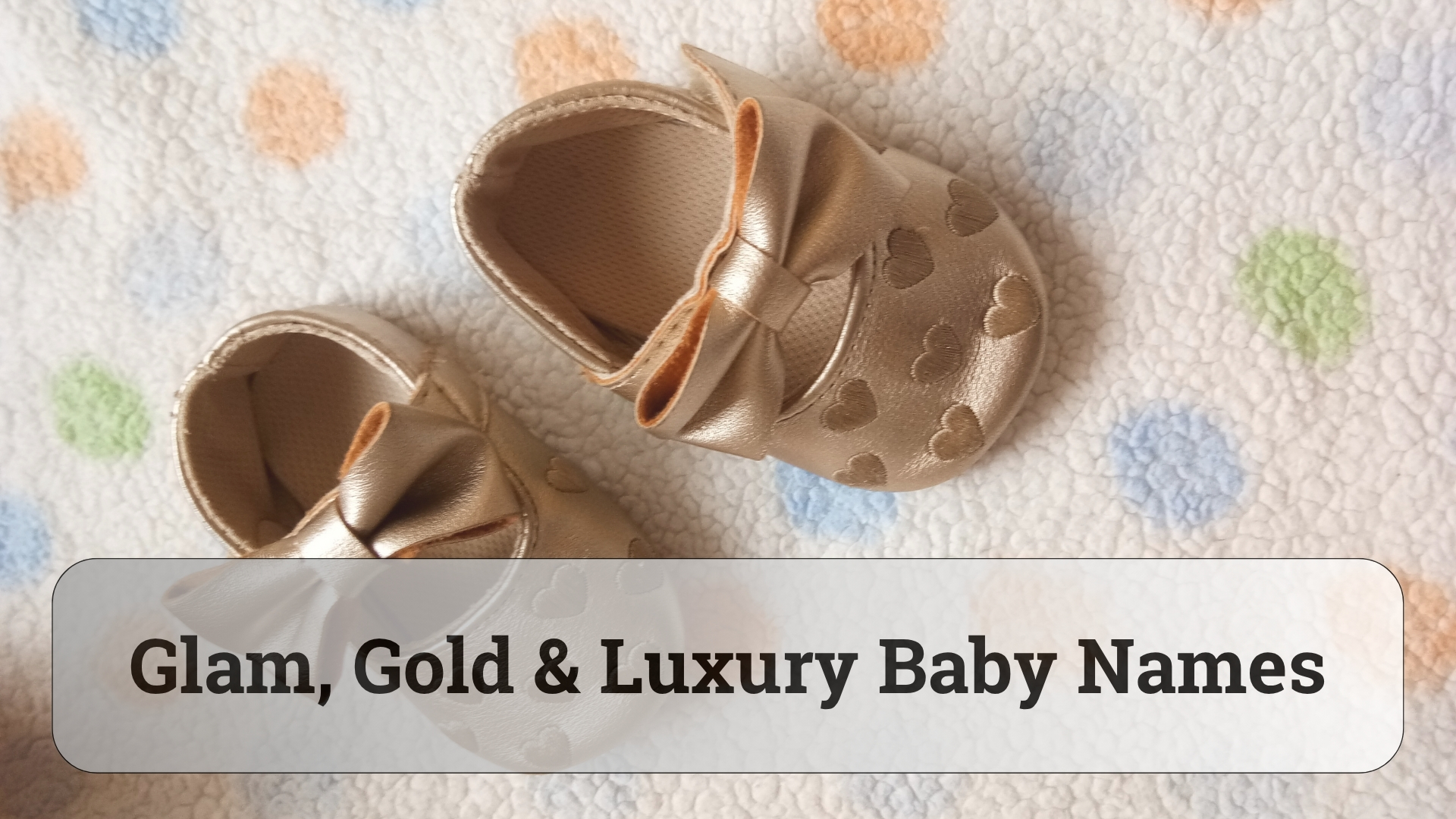 baby name trend - luxury glam gold inspired names